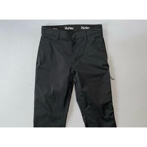 Hurley Men's 'Jet Set Tech Pant' Lightweight Flat Front Chinos. Men's 30X31.5